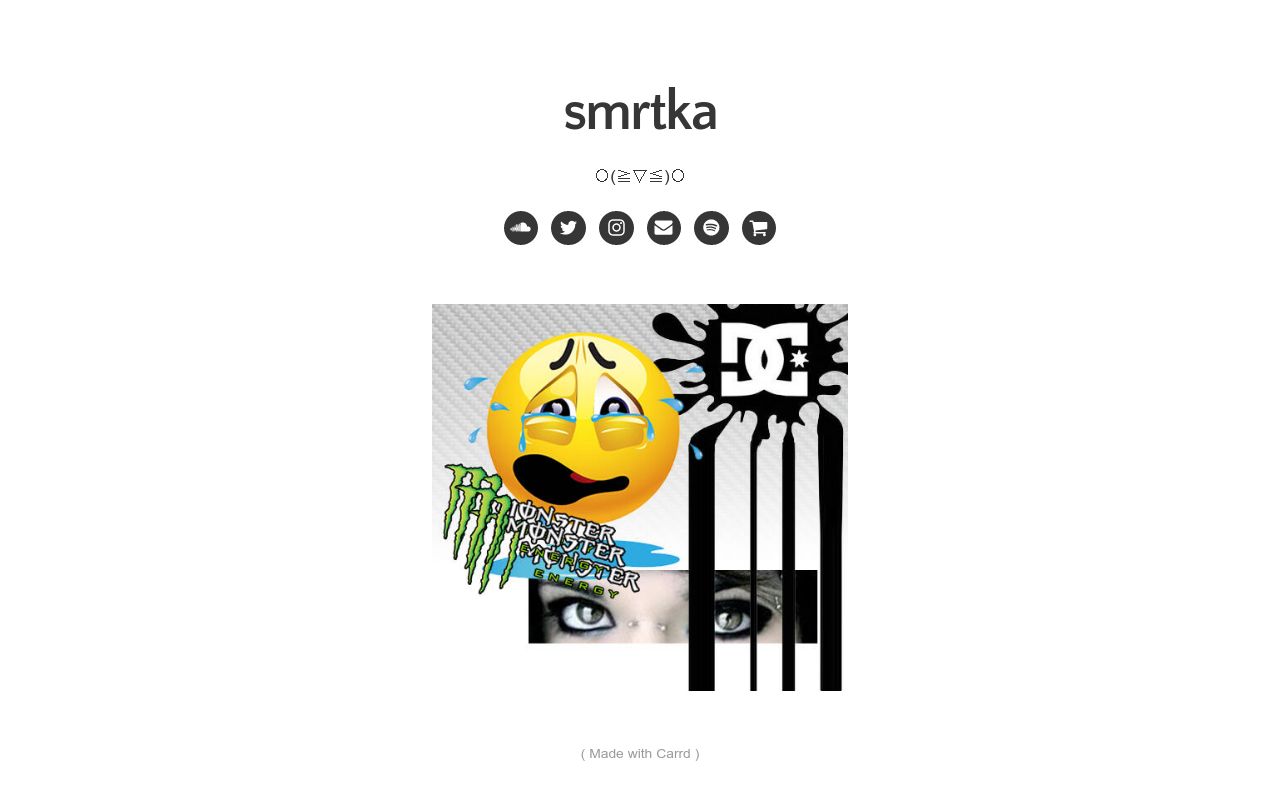 Carrd profile picture for @smrtka